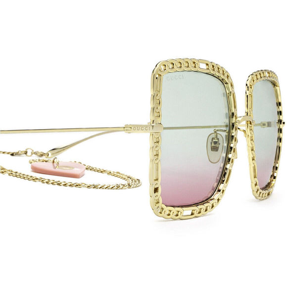 NEW GUCCI GG1033S - 003 Chain Sunglasses - Picture 8 of 10